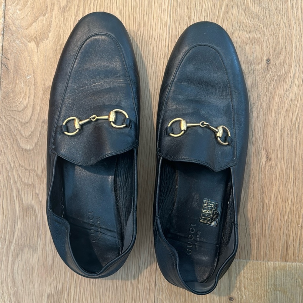 Gucci Brixton Leather Horsebit Loafer